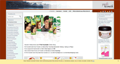 Desktop Screenshot of profi-kosmetik.de